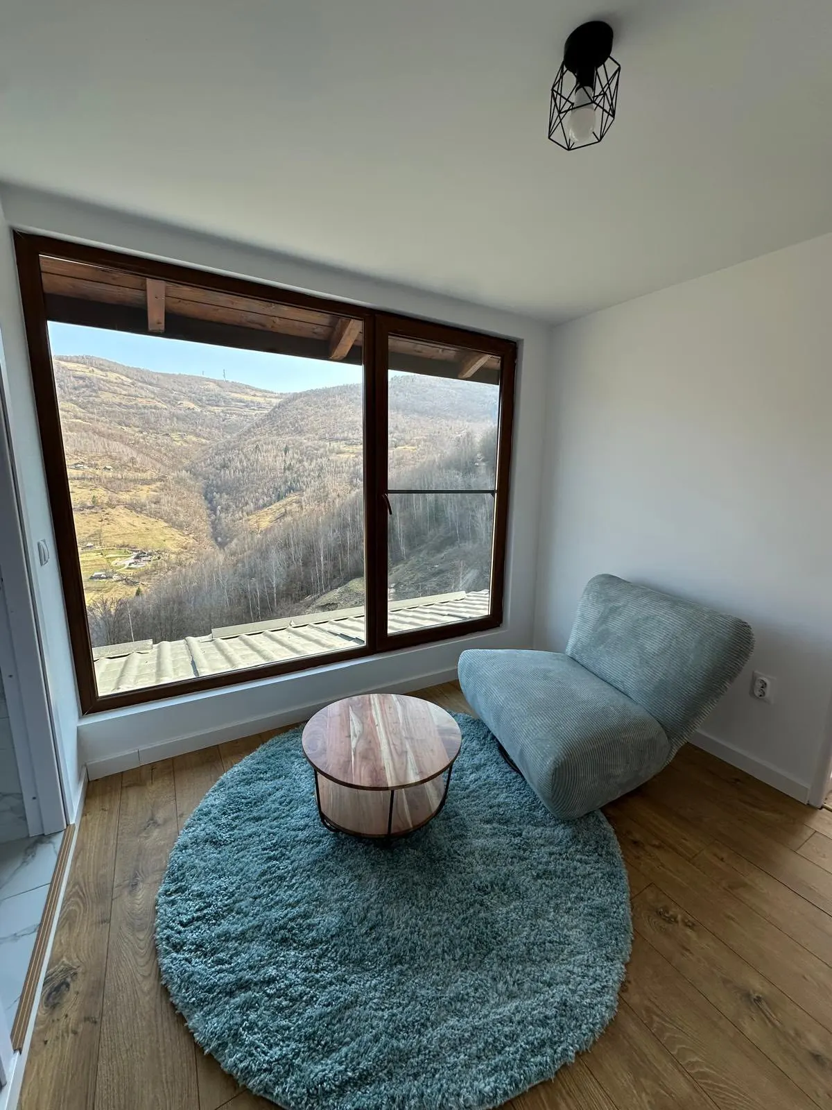 Interior cabană — amenajare modernă